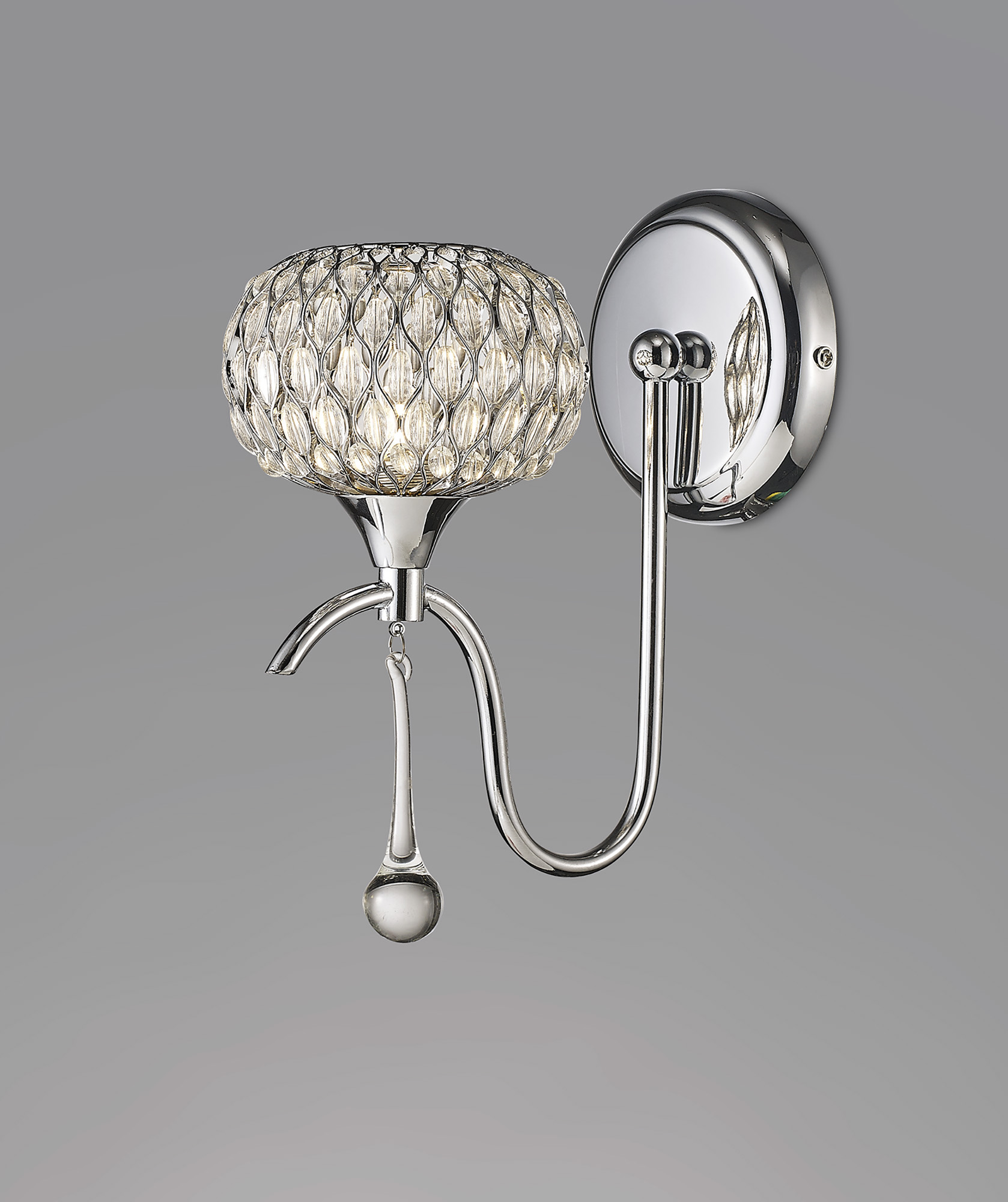 Chelsie Polished Chrome Wall Lights Diyas Armed Wall Lights Chelsie Polished Chrome Wall Lights Diyas Armed Wall Lights